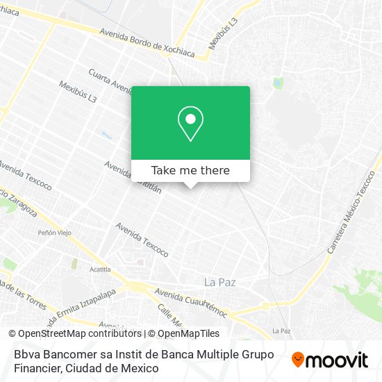 Bbva Bancomer sa Instit de Banca Multiple Grupo Financier map