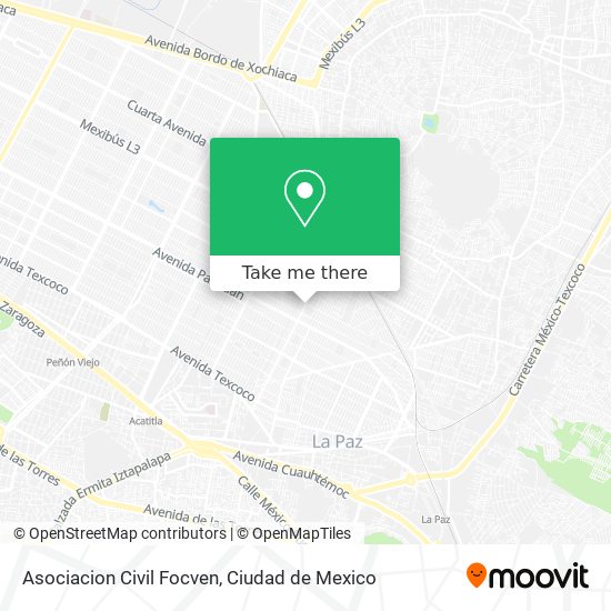 Mapa de Asociacion Civil Focven