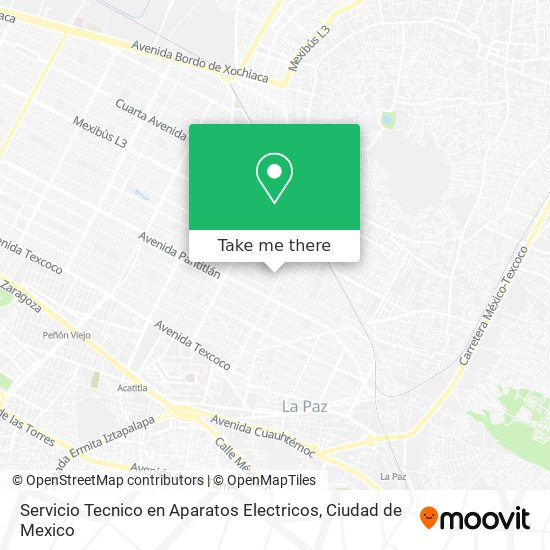 Servicio Tecnico en Aparatos Electricos map