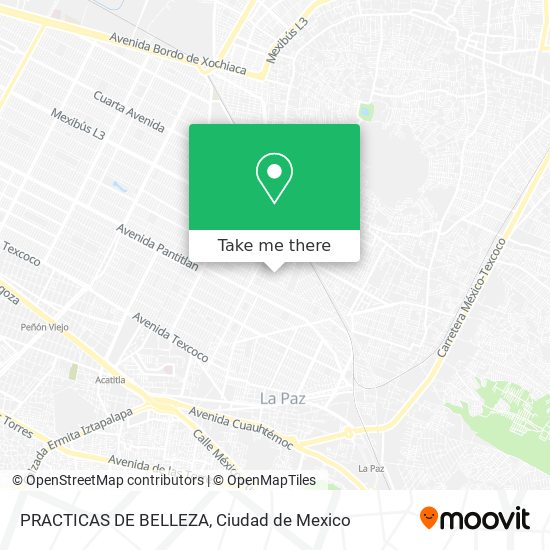 PRACTICAS DE BELLEZA map