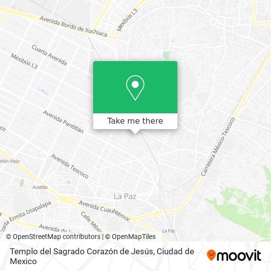 Mapa de Templo del Sagrado Corazón de Jesús