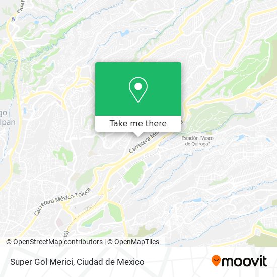 Super Gol Merici map
