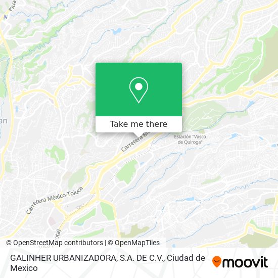 Mapa de GALINHER URBANIZADORA, S.A. DE C.V.
