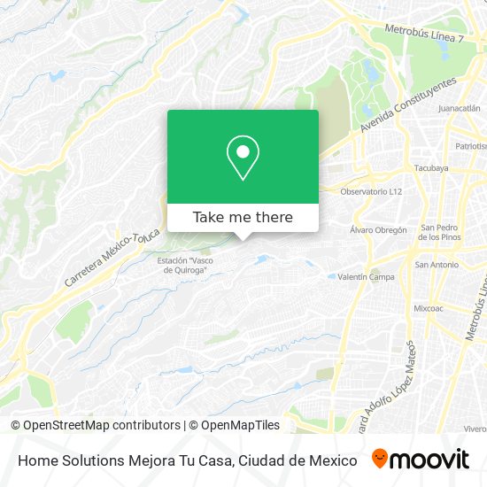 Mapa de Home Solutions Mejora Tu Casa