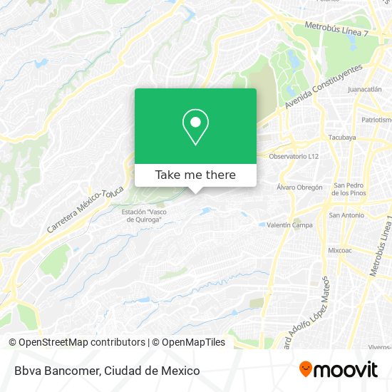 Bbva Bancomer map