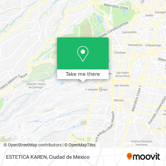 ESTETICA KAREN map