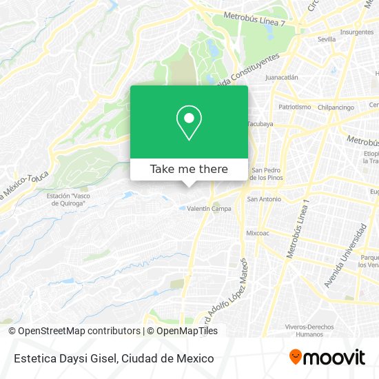 Estetica Daysi Gisel map