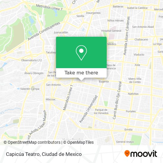 Capicúa Teatro map