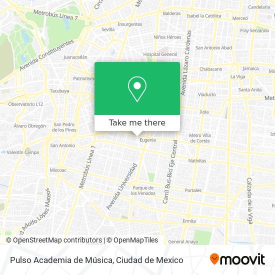 Pulso Academia de Música map