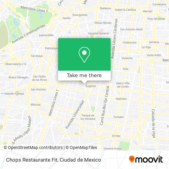 Chops Restaurante Fit map