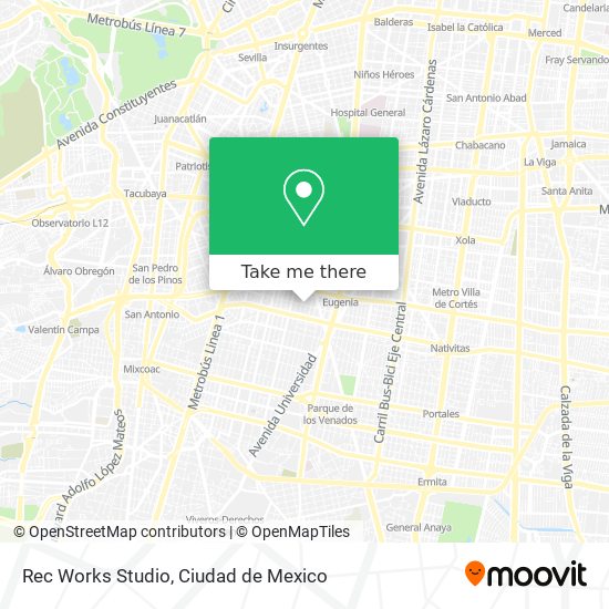 Rec Works Studio map