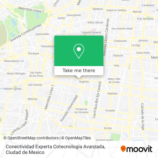 Conectividad Experta Cotecnologia Avanzada map