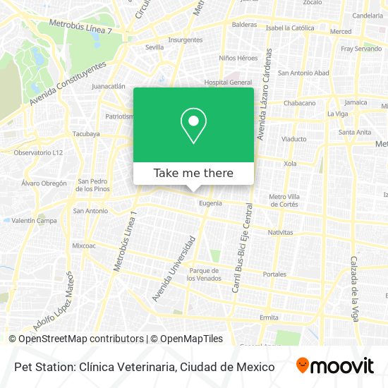 Pet Station: Clínica Veterinaria map