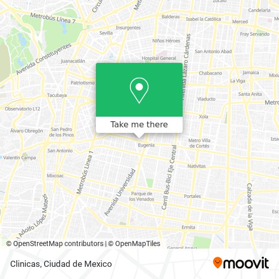 Clinicas map