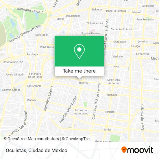 Oculistas map