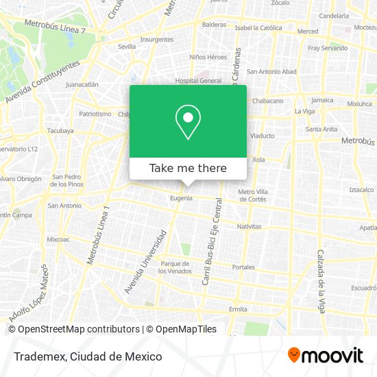 Trademex map