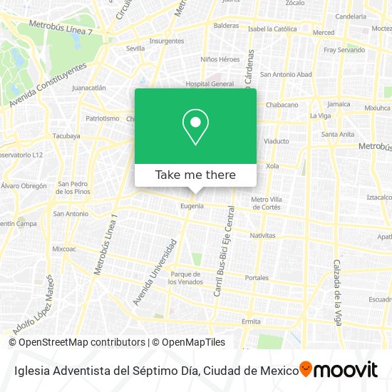 Iglesia Adventista del Séptimo Día map