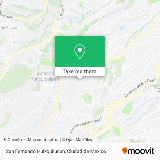 Mapa de San Fernando Huixquilucan