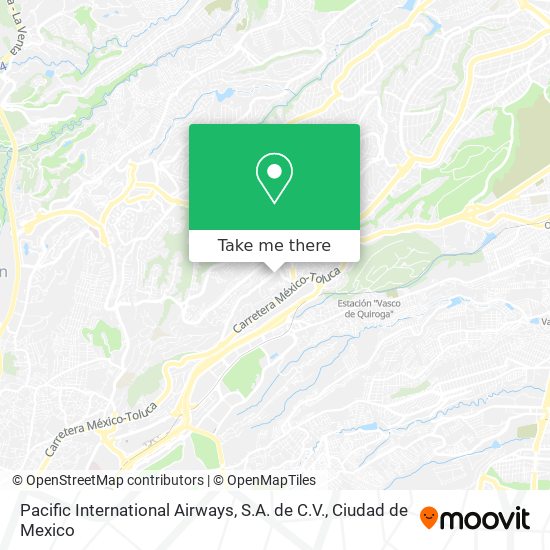 Pacific International Airways, S.A. de C.V. map