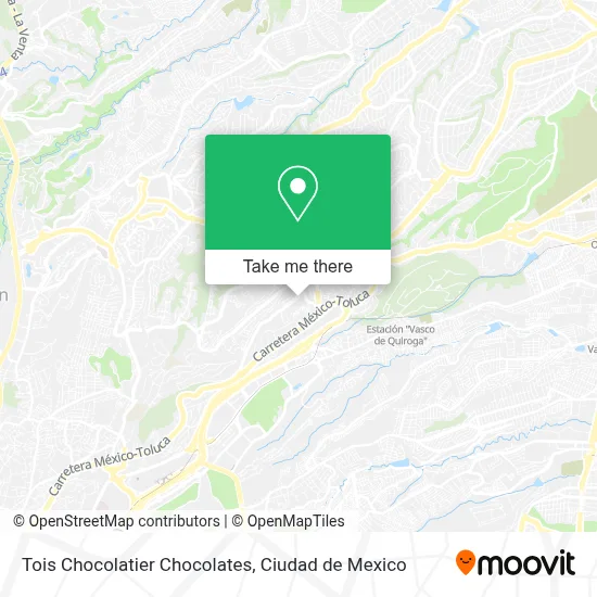 Tois Chocolatier Chocolates map