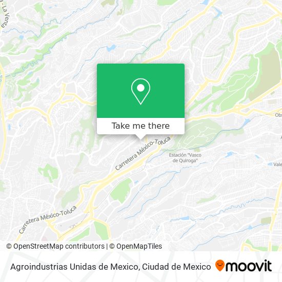 Agroindustrias Unidas de Mexico map