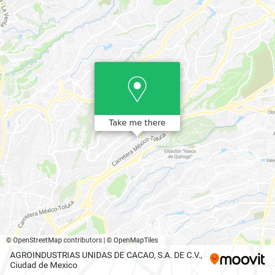 AGROINDUSTRIAS UNIDAS DE CACAO, S.A. DE C.V. map