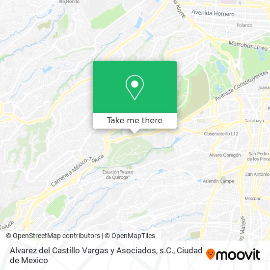 Alvarez del Castillo Vargas y Asociados, s.C. map