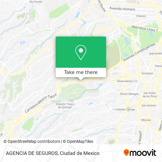 AGENCIA DE SEGUROS map