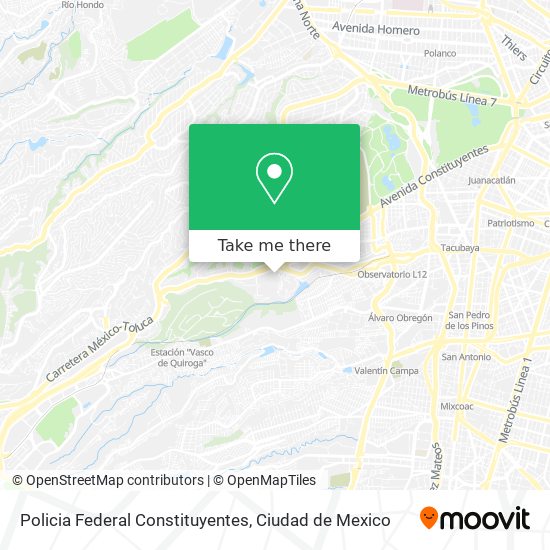 Policia Federal Constituyentes map