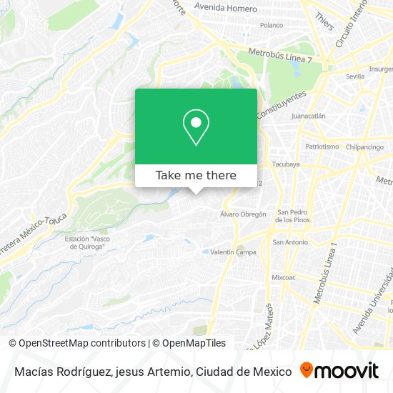Mapa de Macías Rodríguez, jesus Artemio