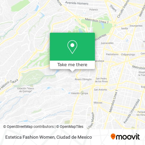 Mapa de Estetica Fashion Women