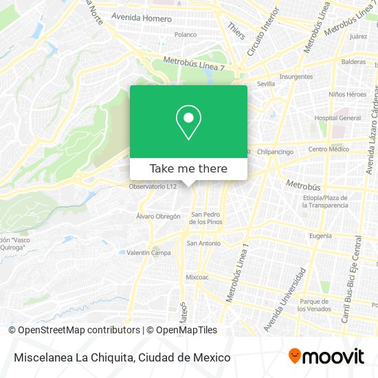 Miscelanea La Chiquita map