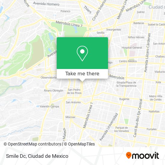 Mapa de Smile Dc