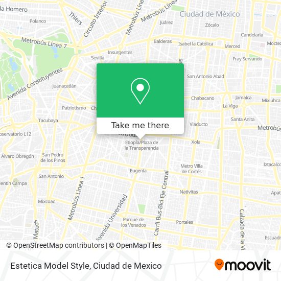 Mapa de Estetica Model Style