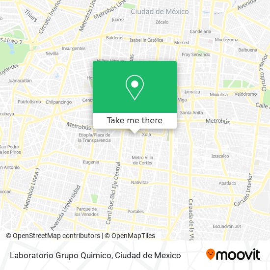 Laboratorio Grupo Quimico map