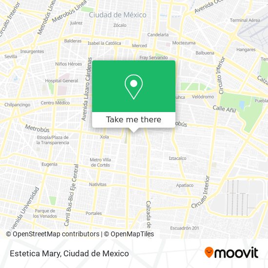 Estetica Mary map