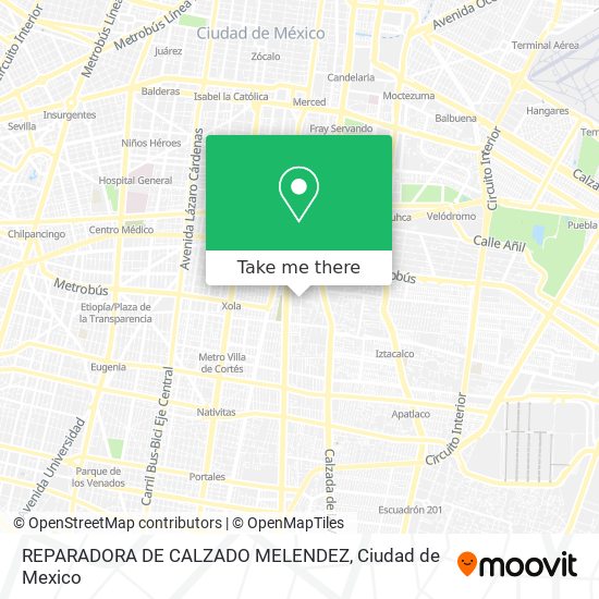 REPARADORA DE CALZADO MELENDEZ map