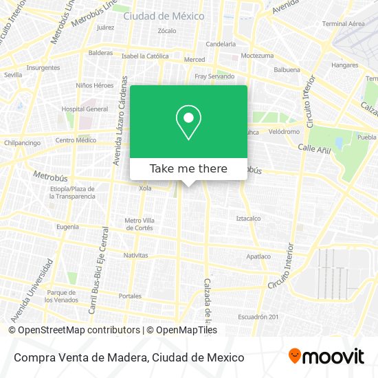 Compra Venta de Madera map