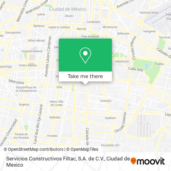 Servicios Constructivos Filtac, S.A. de C.V. map