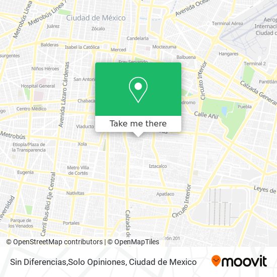 Mapa de Sin Diferencias,Solo Opiniones