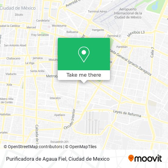 Purificadora de Agaua Fiel map