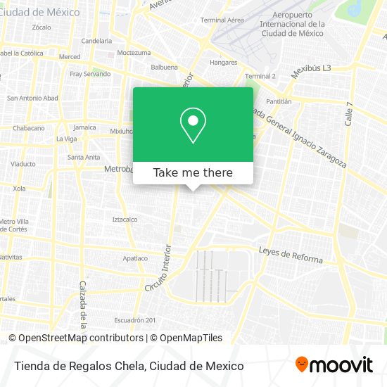 Tienda de Regalos Chela map