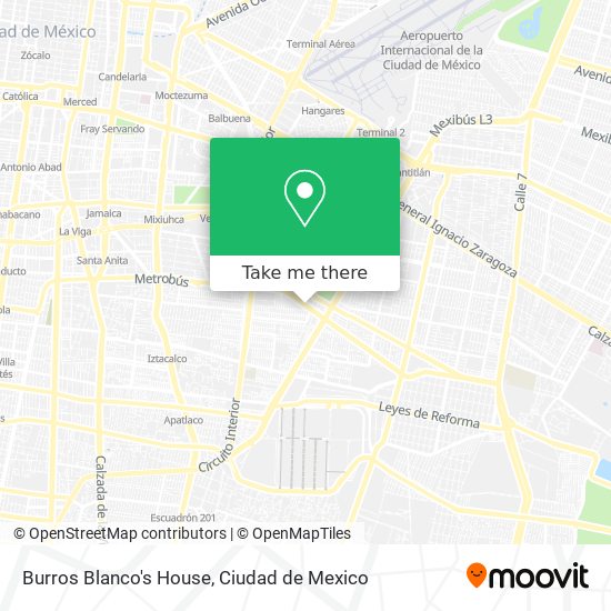 Burros Blanco's House map