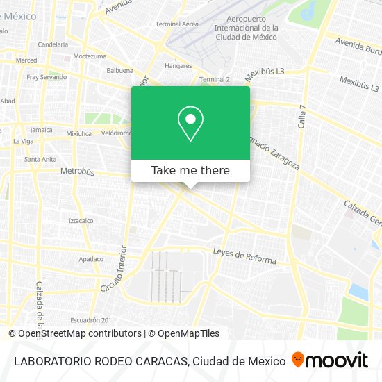 Mapa de LABORATORIO RODEO CARACAS