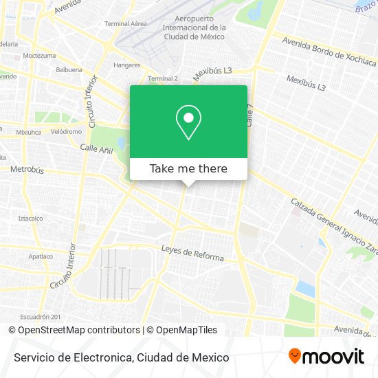 Servicio de Electronica map