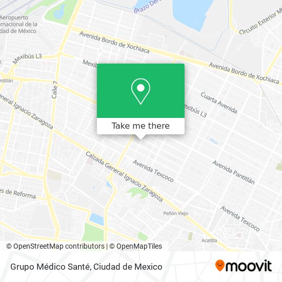 Grupo Médico Santé map