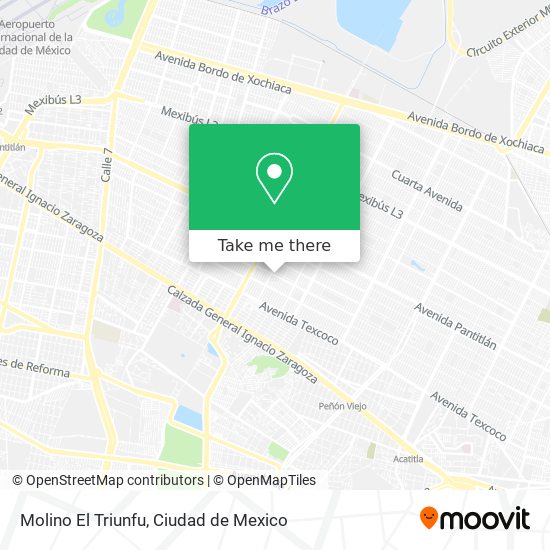 Molino El Triunfu map