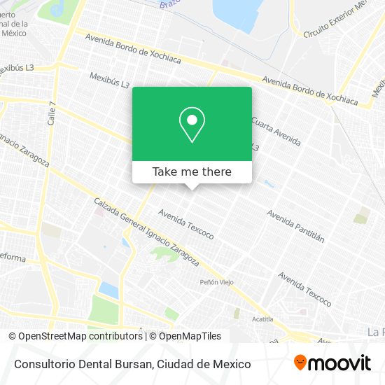 Mapa de Consultorio Dental Bursan