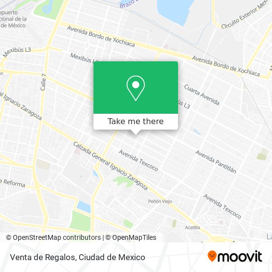 Mapa de Venta de Regalos