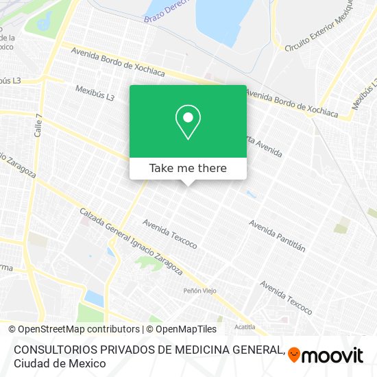 Mapa de CONSULTORIOS PRIVADOS DE MEDICINA GENERAL